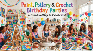 Paint, Pottery & Crochet Birthday Parties: A Creative Way to Celebrate